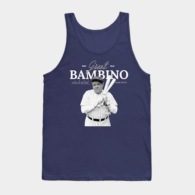 Babe Ruth Tank Top by Juantamad